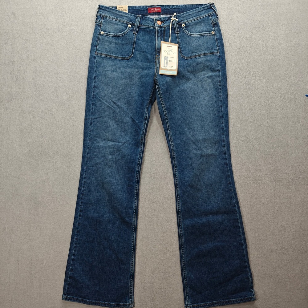 Levi's 545 Jeans Womens 10M Low Bootcut Medium Wash Denim Country Western Casual
